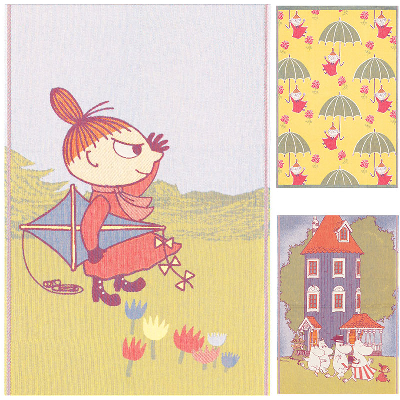 Ekelund ムーミン ブランケット エーケルンド Ekelund ムーミンシリーズ Moomin GOES 01 青色