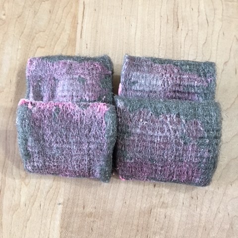 洗剤付スチールウール４個セット キッチンパラダイス