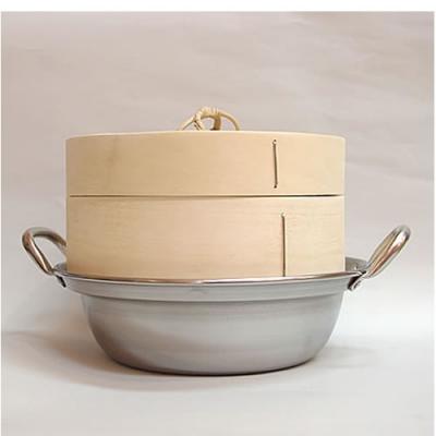 セイロ用ステンレス段付両手鍋24ｃｍ