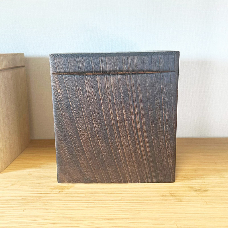 【予約】純国産桐箱米びつ　5kg　焼桐