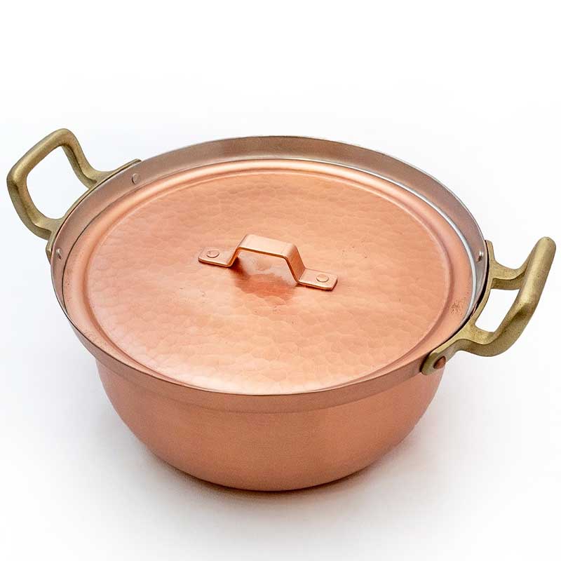 特別販売】銅製の蓋（工房アイザワ 銅製段付鍋21cm用